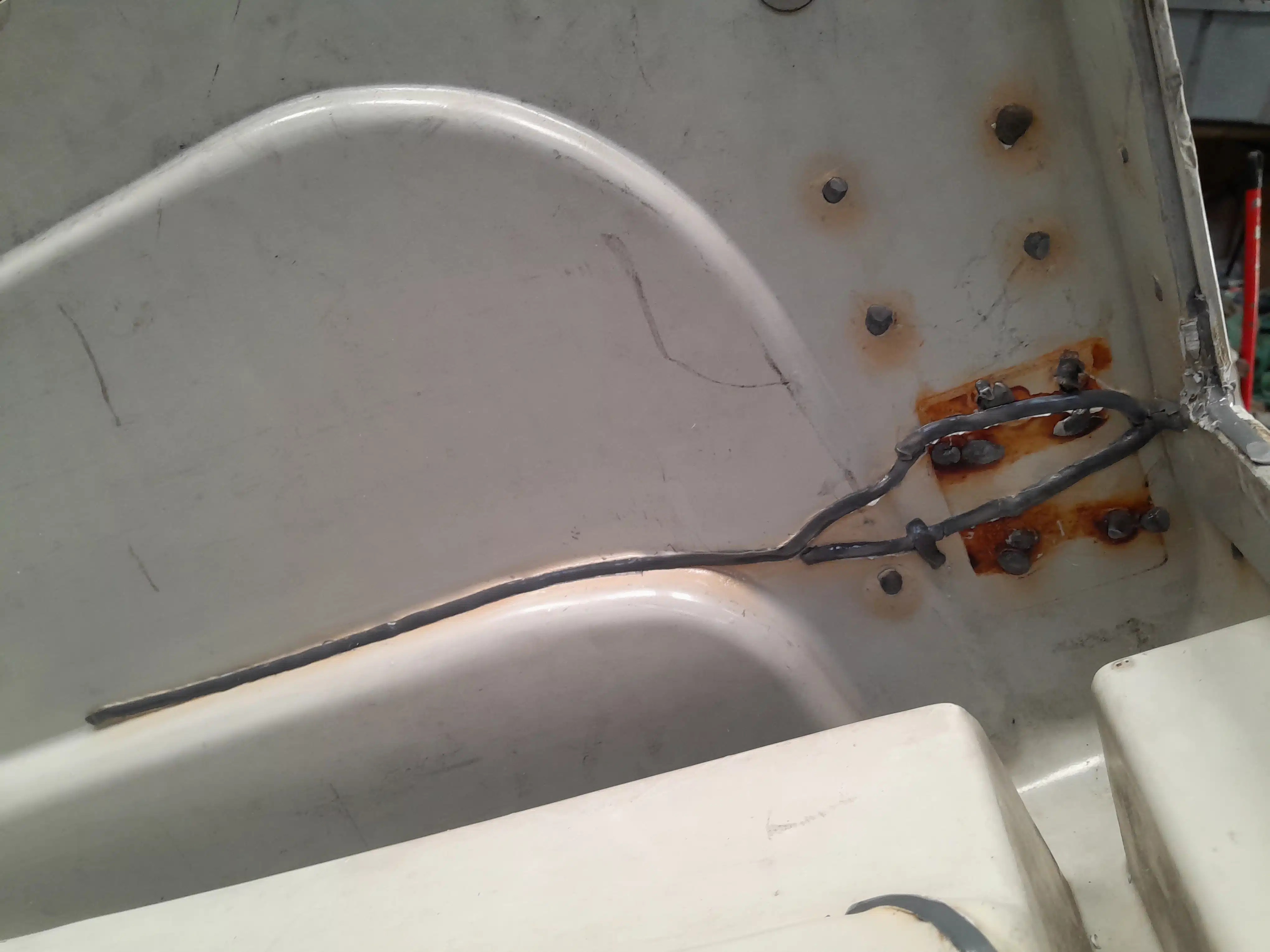 Capot droit après Lampe-éclateur-Générateur-Haute-Fréquence