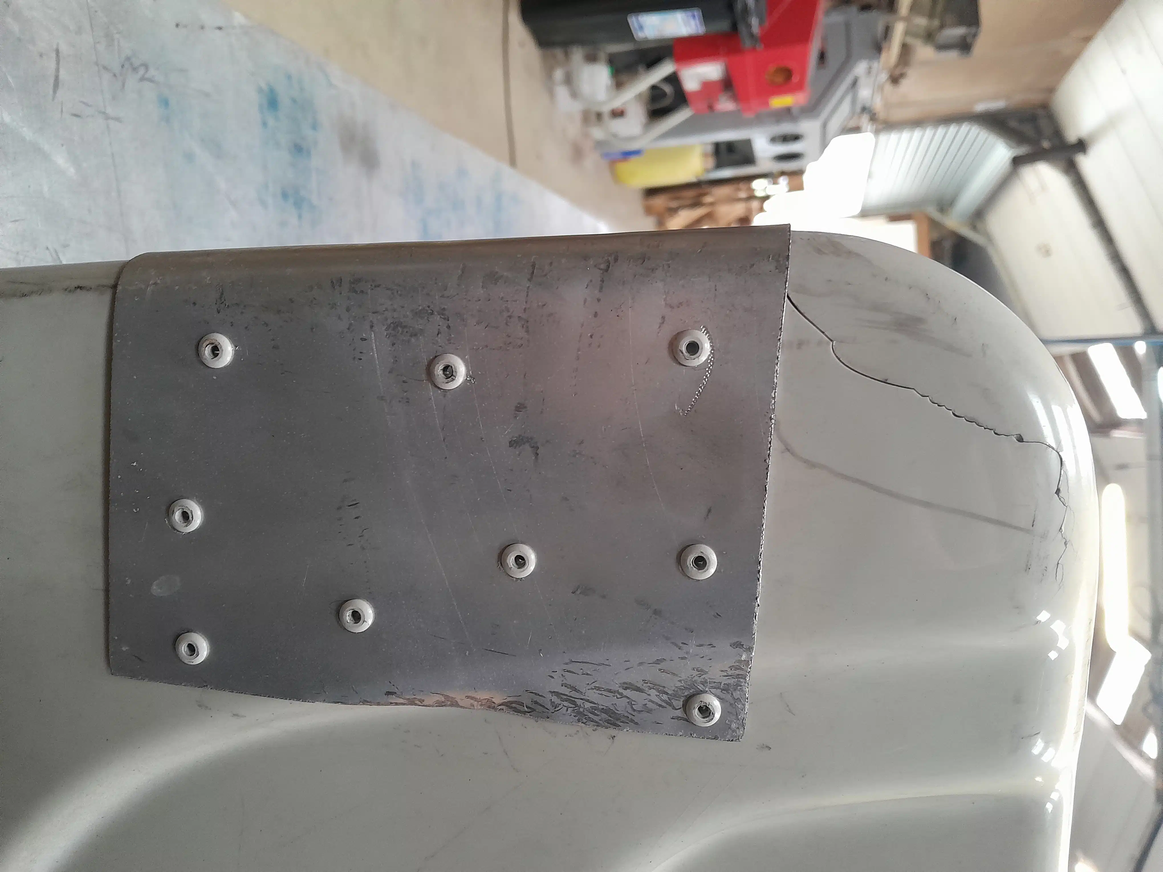 Capot gauche avant Machine outil Fischer 2